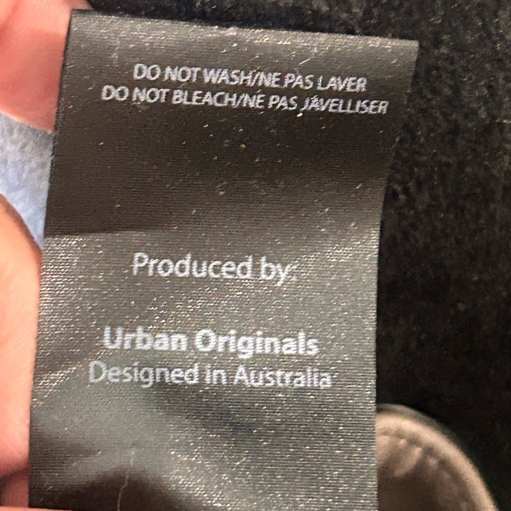 Urban Originals gray Bucket Bag drawstring opening/woven multicolor sides - Picture 11 of 12